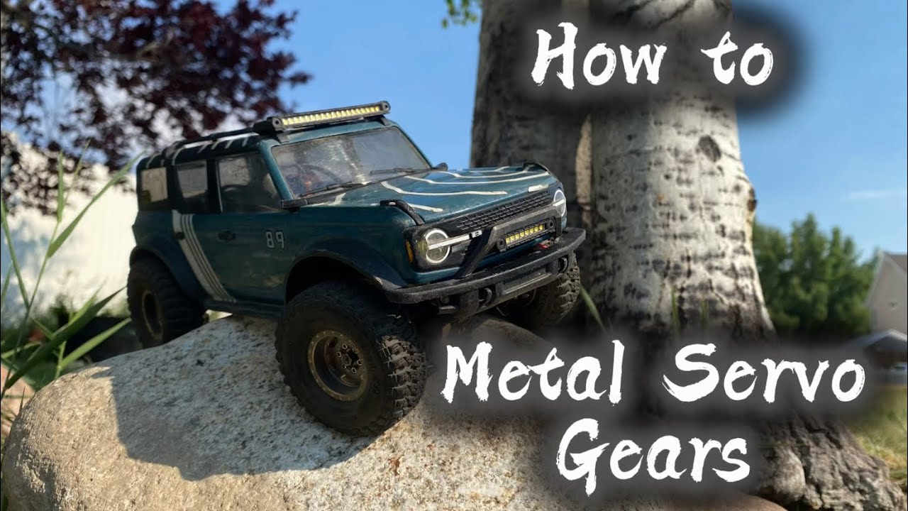 Traxxas TRX4m Metal Servo Gear Replacement