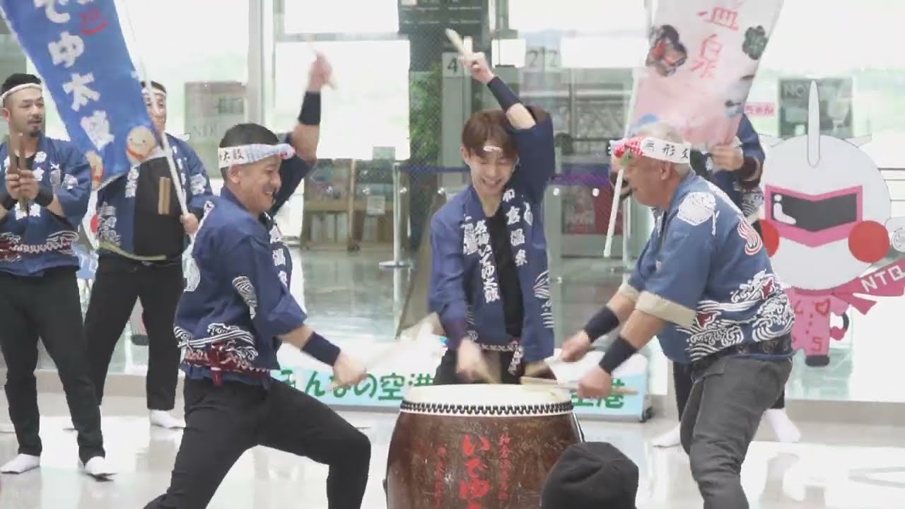 のと空港 味覚まつり『和倉いでゆ太鼓保存会』2026/03/15