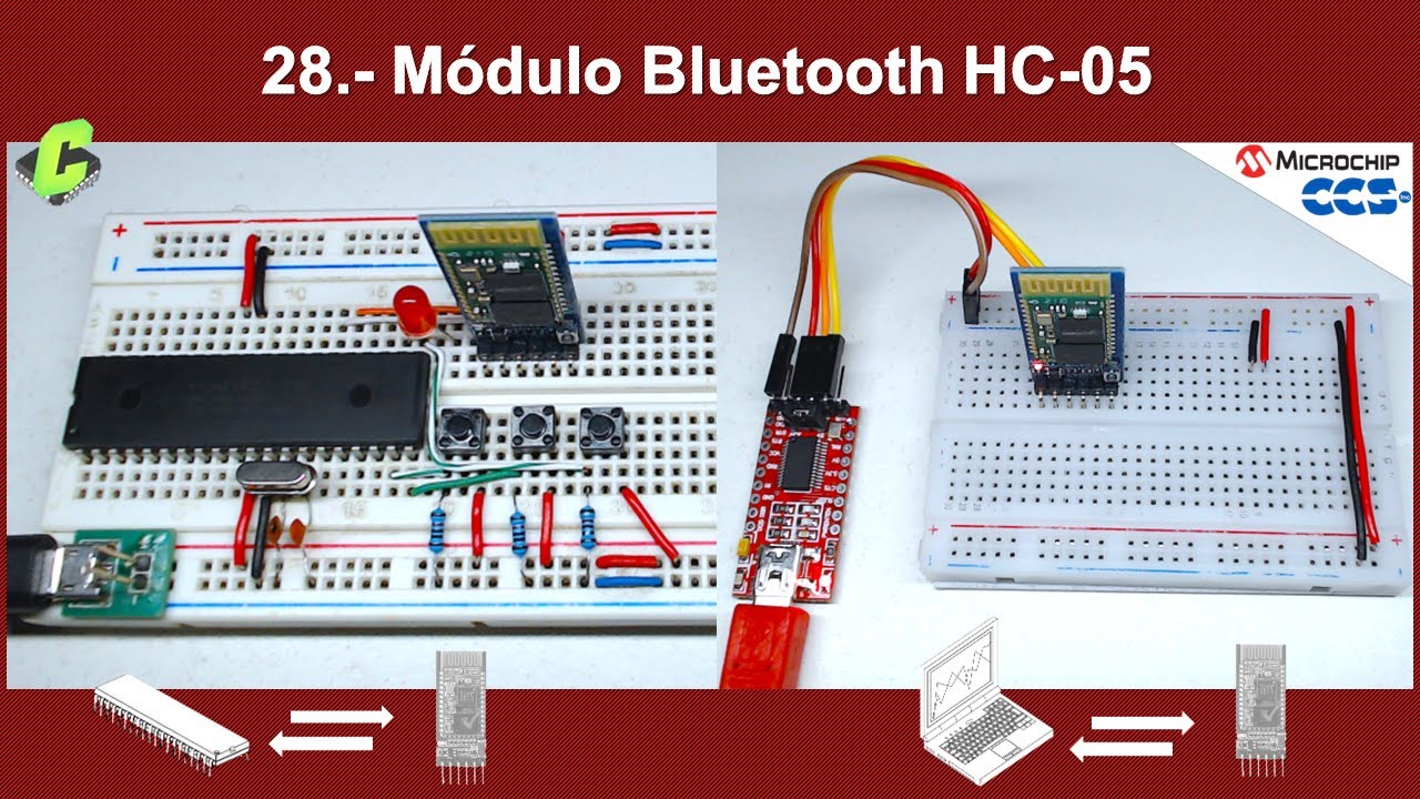 28.- Módulo Bluetooth HC-05 