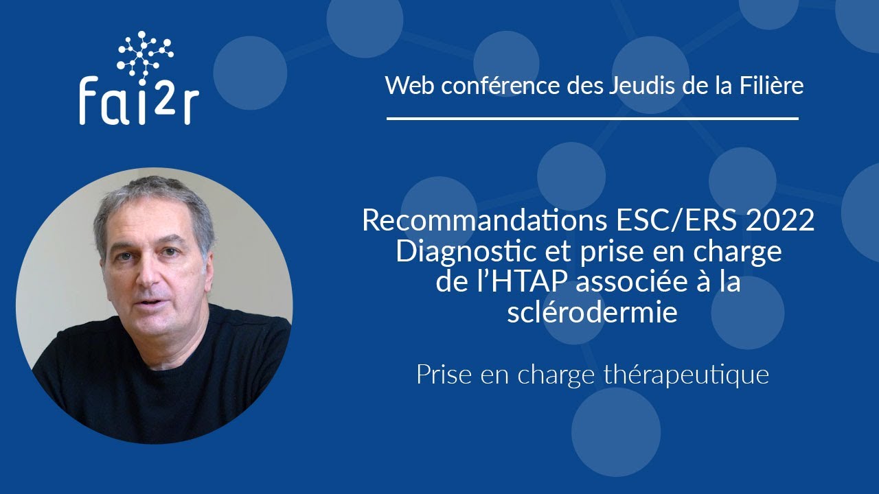 Prise en charge thérapeutique de l’HTAP associée à la sclérodermie Recommandations ESC/ERS 2022 2/2