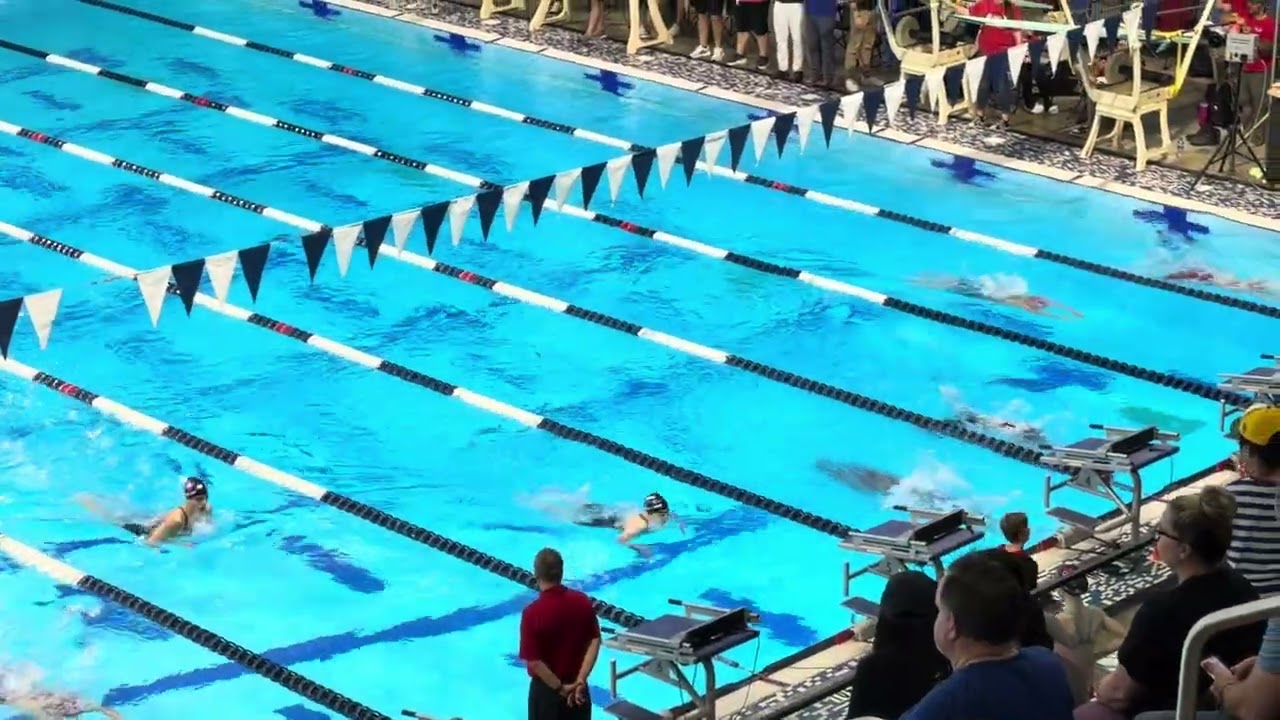 Katie’s 200 Breast, lane 3, 2:31.61