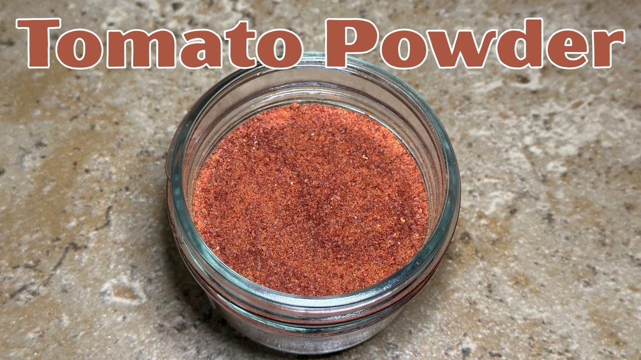 From Can to Pantry: Homemade Tomato Powder