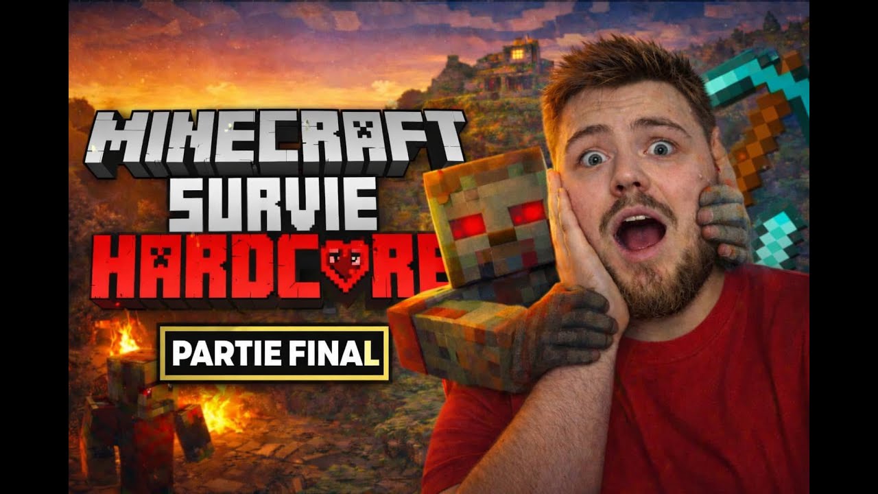 Partie Final: Monde Survie Hardcore Multijoueur Rediffusion Live Minecraft Vortex_Live08 du 28/12/25