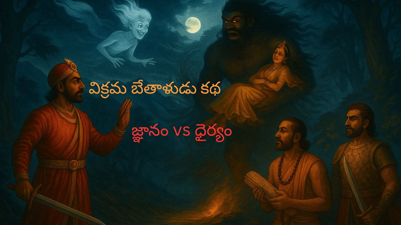 జ్ఞానం vs ధైర్యం – విక్రమ బేతాళుడు కథ/Vikram and Betal – The Tale of Wisdom vs Courage