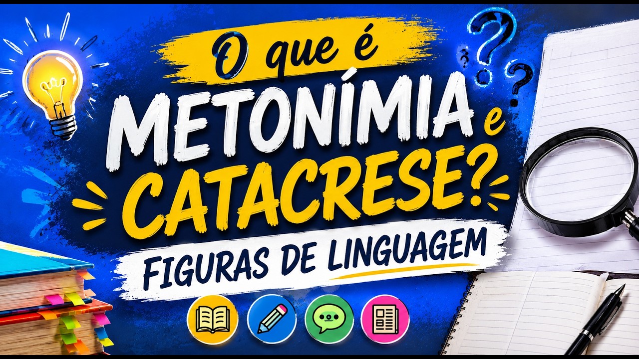 O que é Metonímia e Catacrese? - Figuras de Linguagem - Fácil e rápido I Português On-line