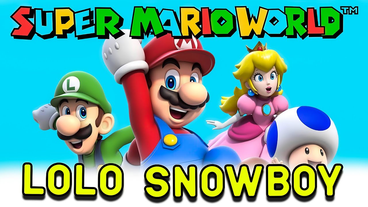 snowbros+super mario world - snowboy+Lolo - разрываем классику.