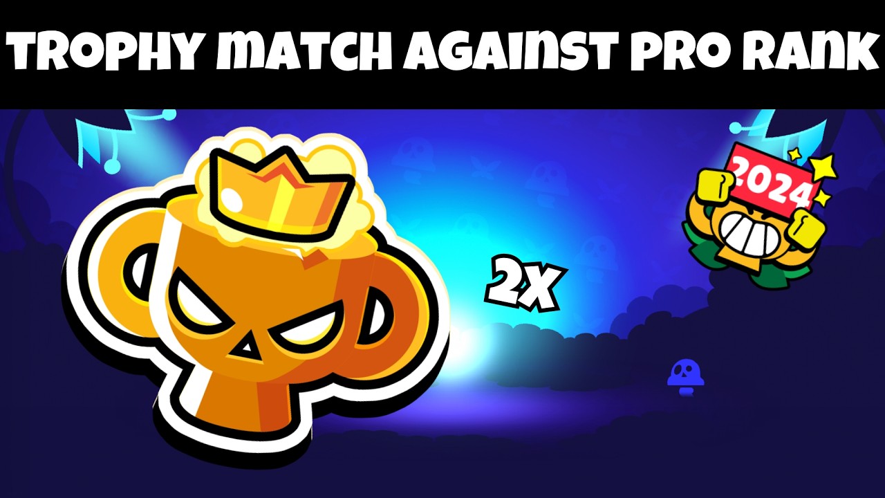 Trophy Match against 2 PRO Rank Players! | Brawl Stars Ladder