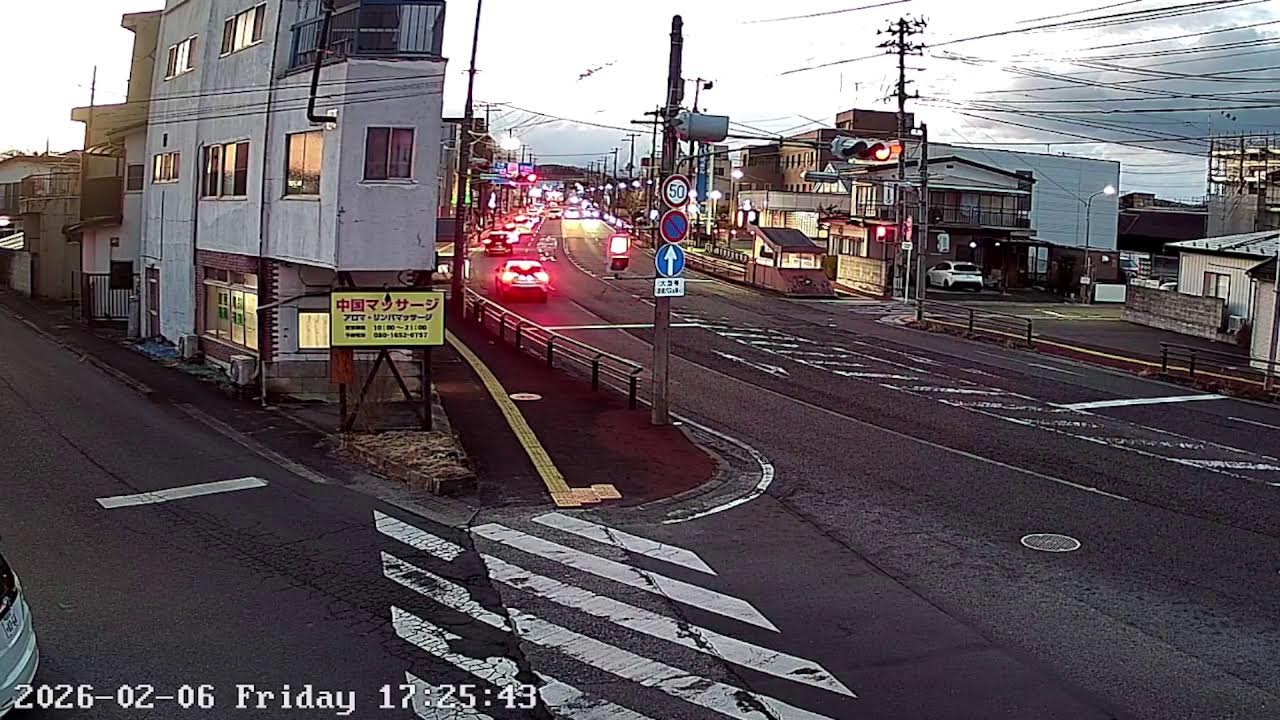 福島県白河市字道場小路ライブカメラ Fukushima Shirakawa Live Camera.world.cam