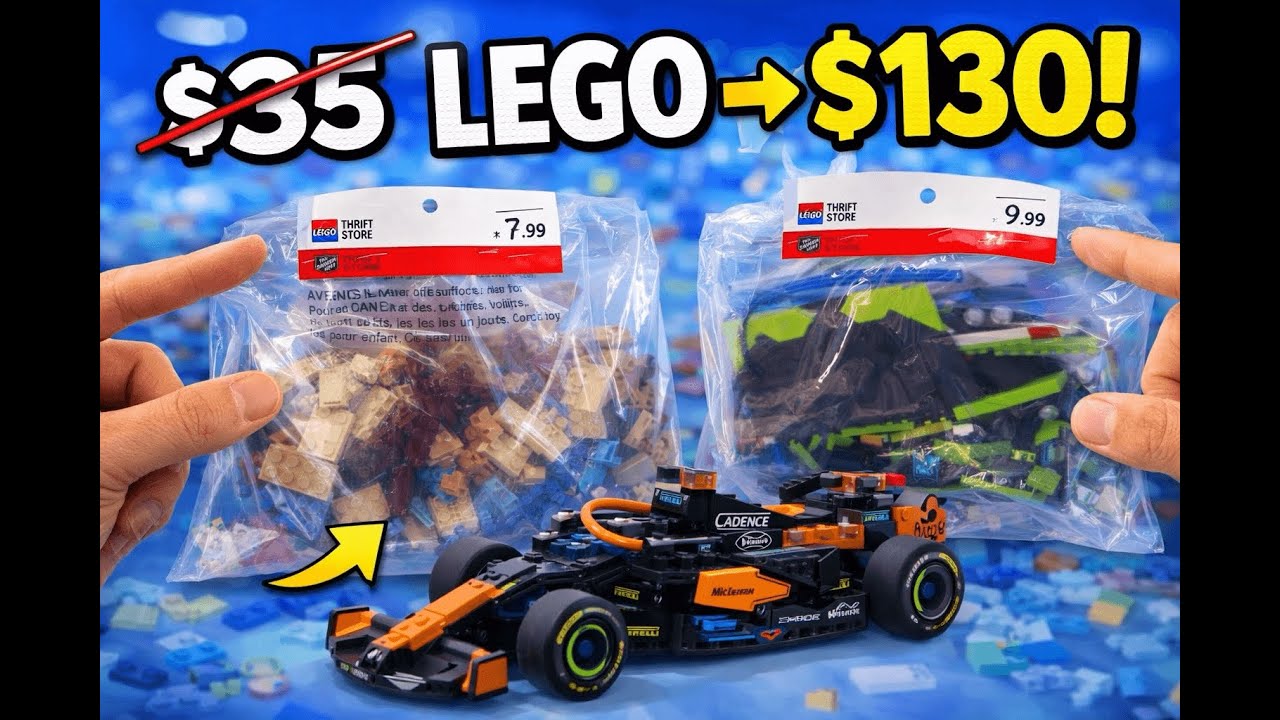 LEGO Thrifting Turned $35 Into $130 (Insane Find!)