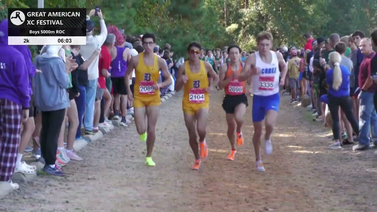 Boys Race of Champions 5k XC - Great American XC Festival 2025 [Full Race Replay]