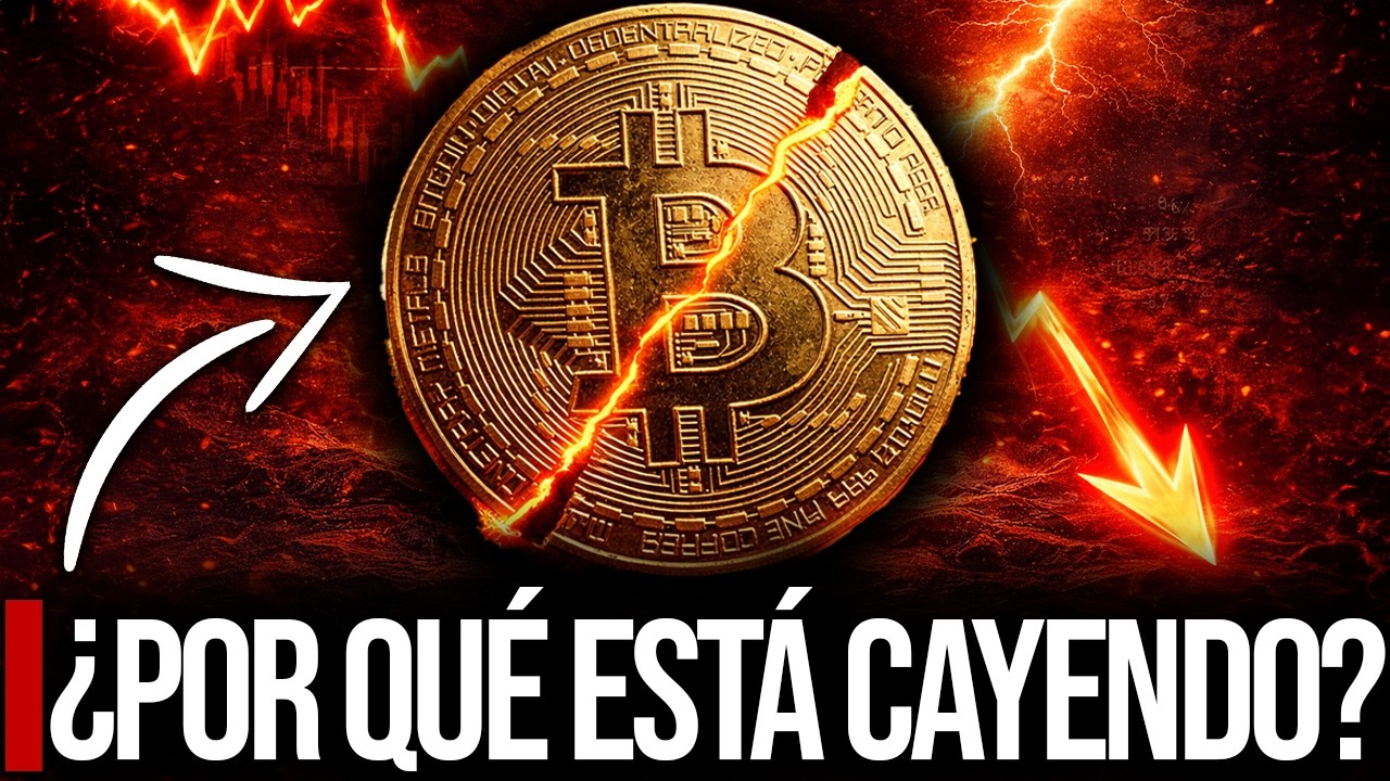 Bitcoin está Cayendo por ESTO (No es lo que crees)