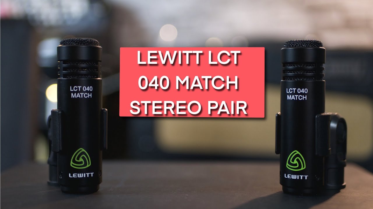 Lewitt Audio LCT 040 MATCH Stereo Pair - ResQ Gear Demo