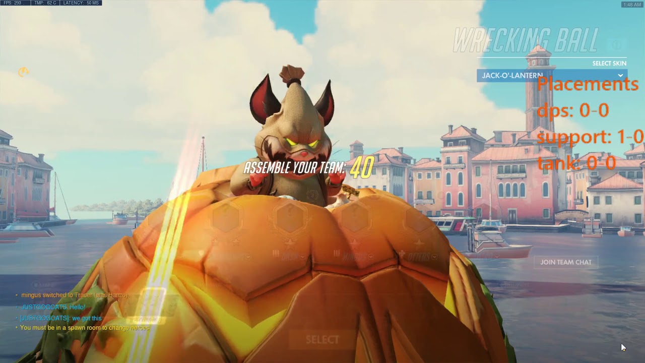 KABAJI SHOWING HIS HAMMOND AND ZARYA SKILLS! [ OVERWATCH SEASON 20 TOP 500 ]