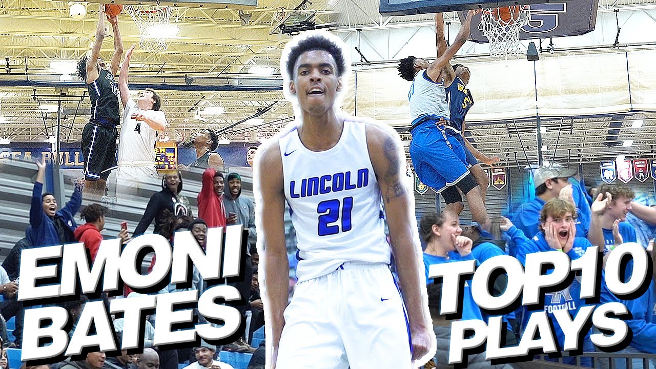 Emoni Bates TOP 10 PLAYS of Sophomore Season!! 360 Lay, Posters, + MORE!!