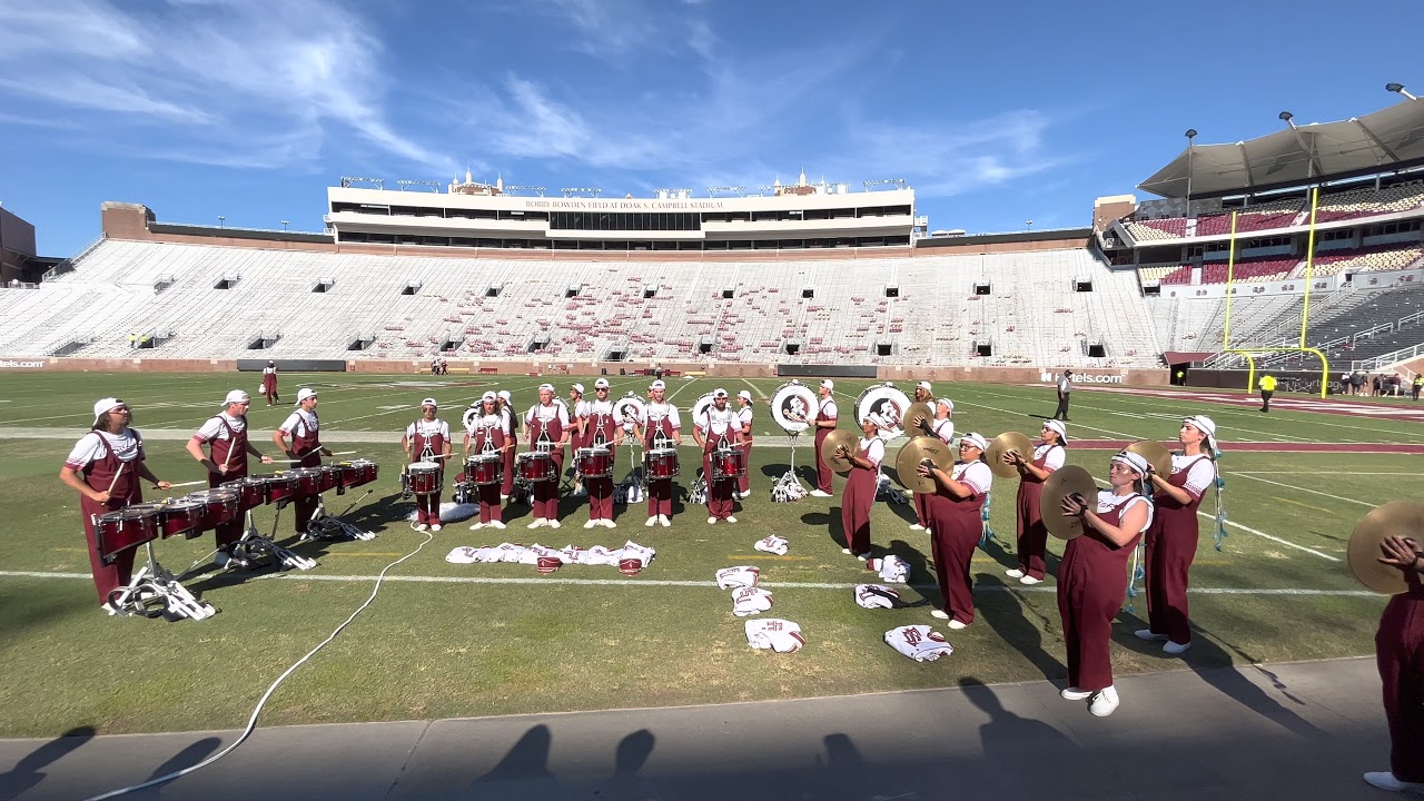 FSU’s Big 8 Drumline performing Sequence 2021