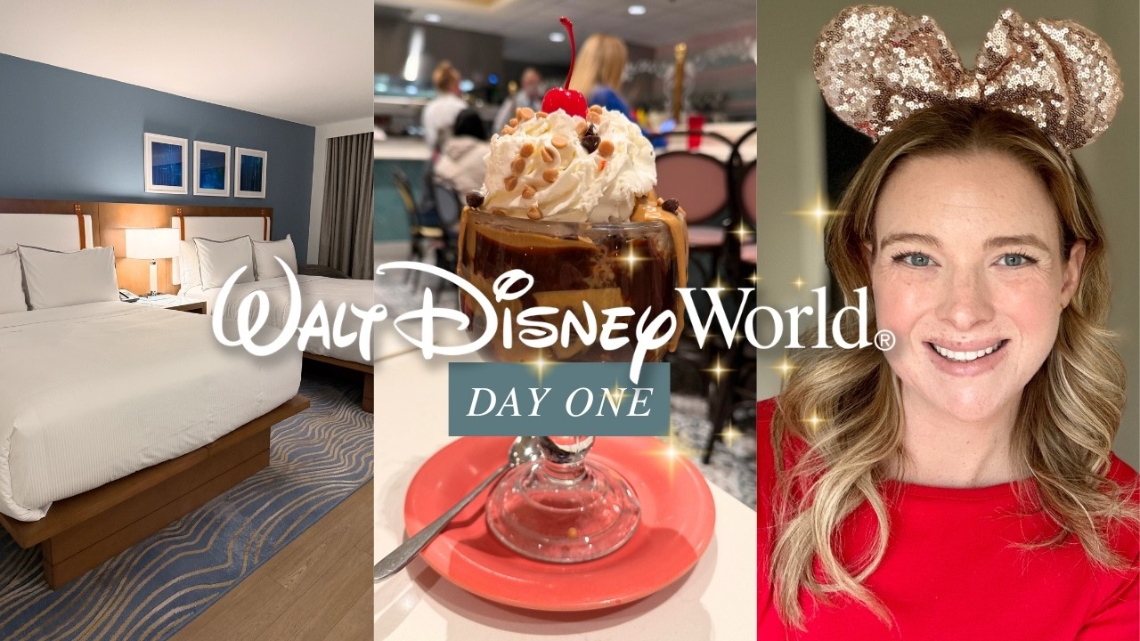 Our Disney Trip Starts Now…✨ Travel Day + Swan Hotel Tour