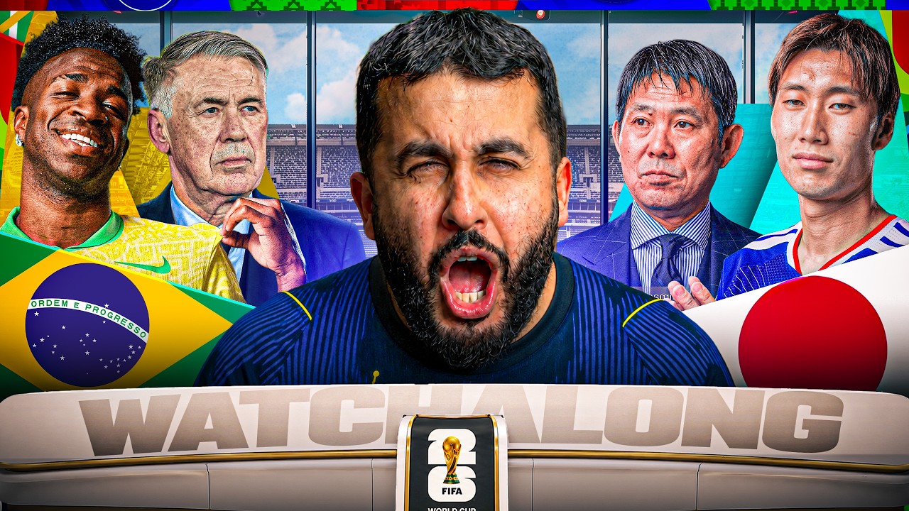 BRAZIL VS JAPAN I WORLD CUP 2026 WATCHALONG!