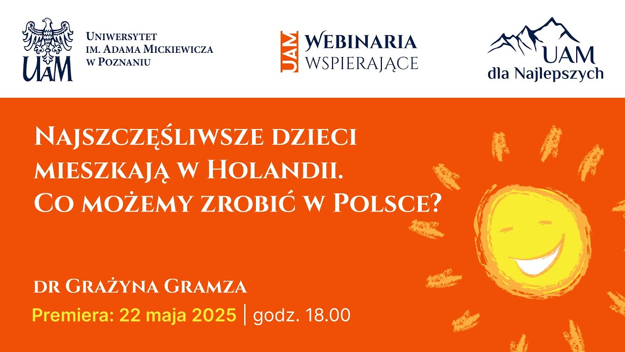 Najszczęśliwsze dzieci mieszkają w Holandii. Co możemy zrobić w Polsce?