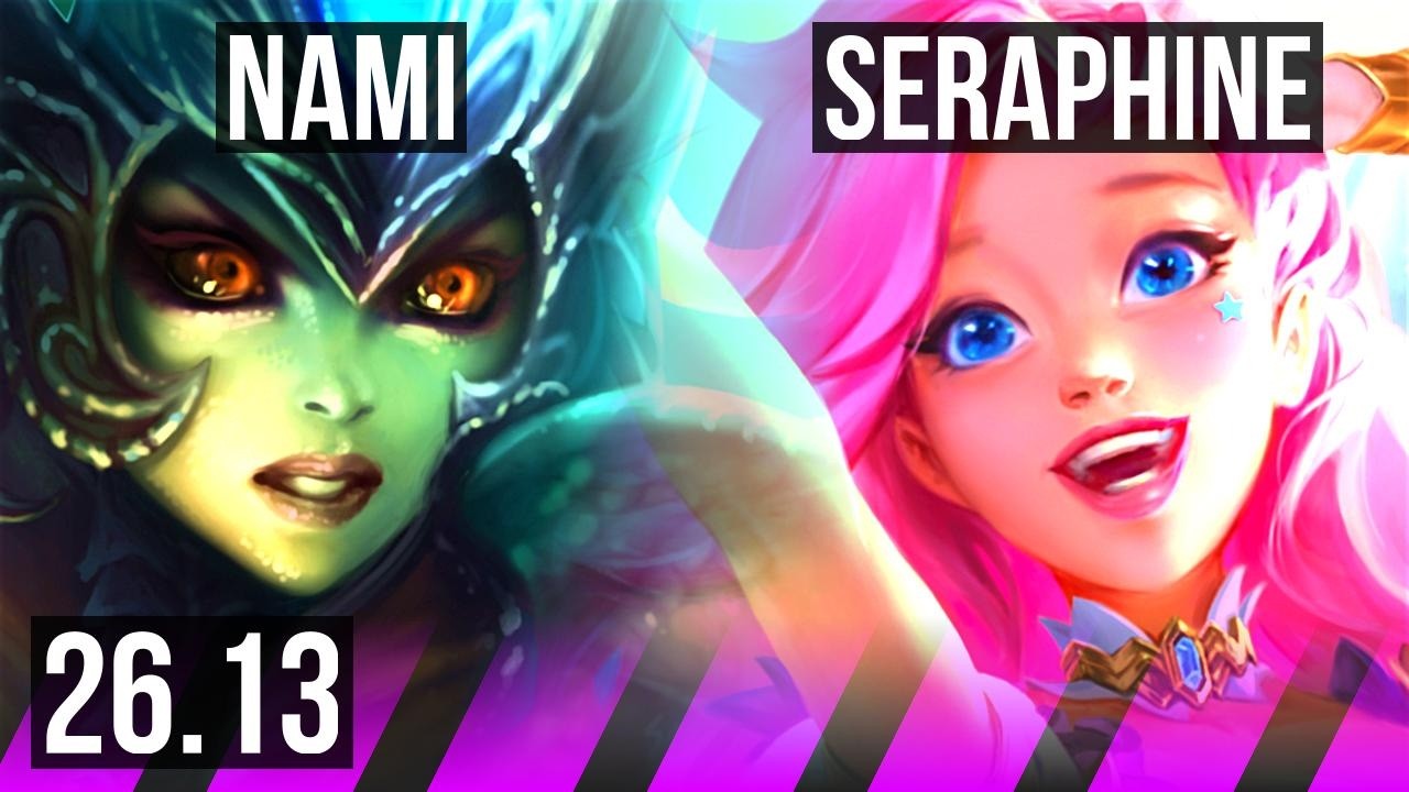 NAMI & Kai'Sa vs SERAPHINE & Ekko (SUP) | EUW Master | 26.13
