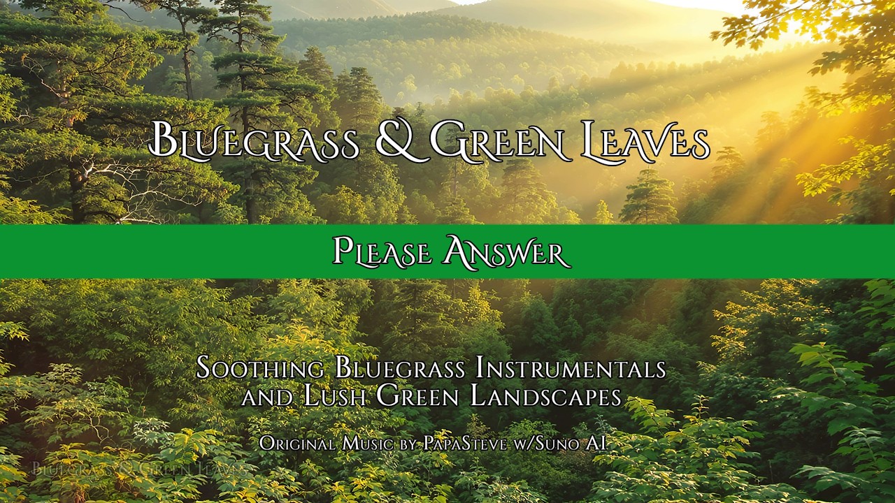Please Answer | Bluegrass & Green Leaves 4K Nature Instrumental