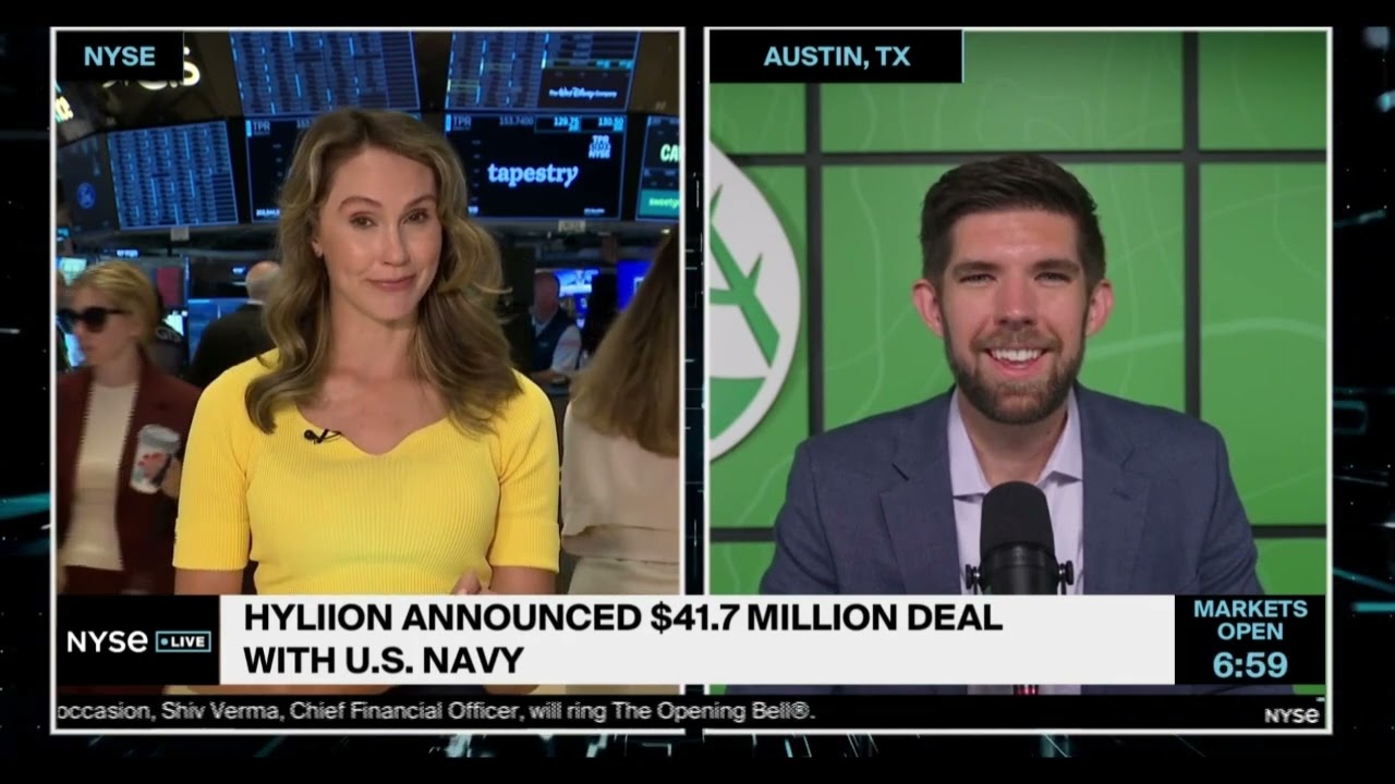 @hyliion CEO Thomas Healy On New York Stock Exchange Live
