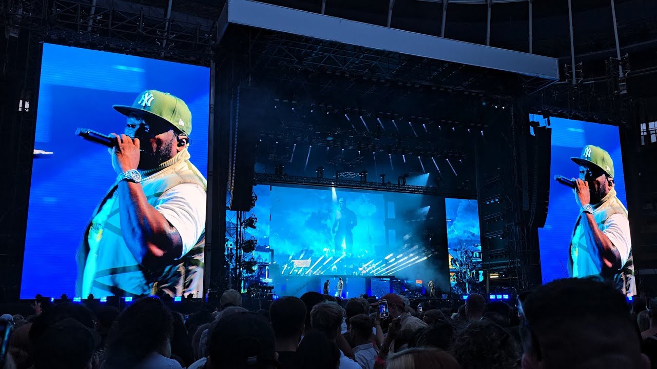 50 CENT, A BOOGIE WIT DA HOODIE, MARY J. BLIGE: CONCERT AT THE TOTTENHAM HOTSPUR STADIUM
