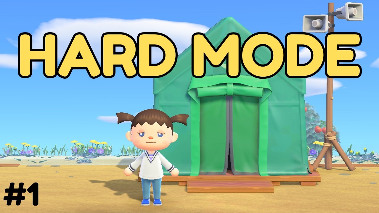 Day 1 - I designed an island in 30 days on hard mode - ACNH