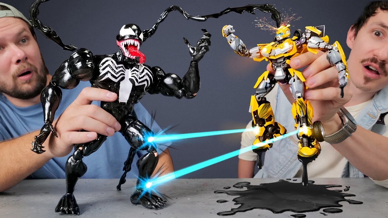 Venom VS. Bumblebee – Desafio de Artesanato DIY! ⚔️💥 A Batalha dos Transformers Começa!