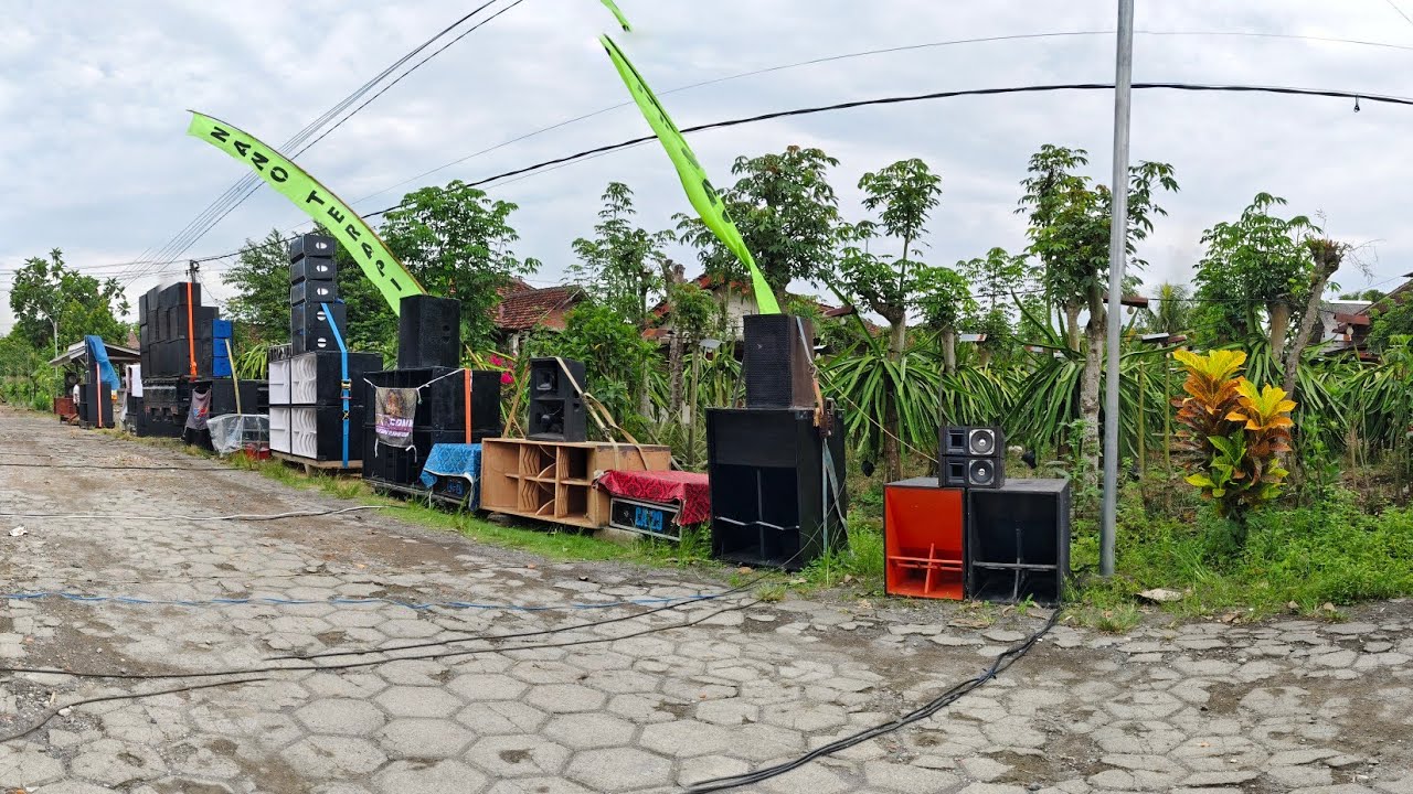 Cek sound lagu dangdut kopdar sound miniatur glagah agung purwoharjo banyuwangi