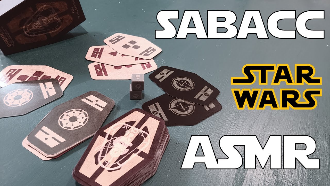 Learn to Play Sabacc from Star Wars! ASMR Card Game
