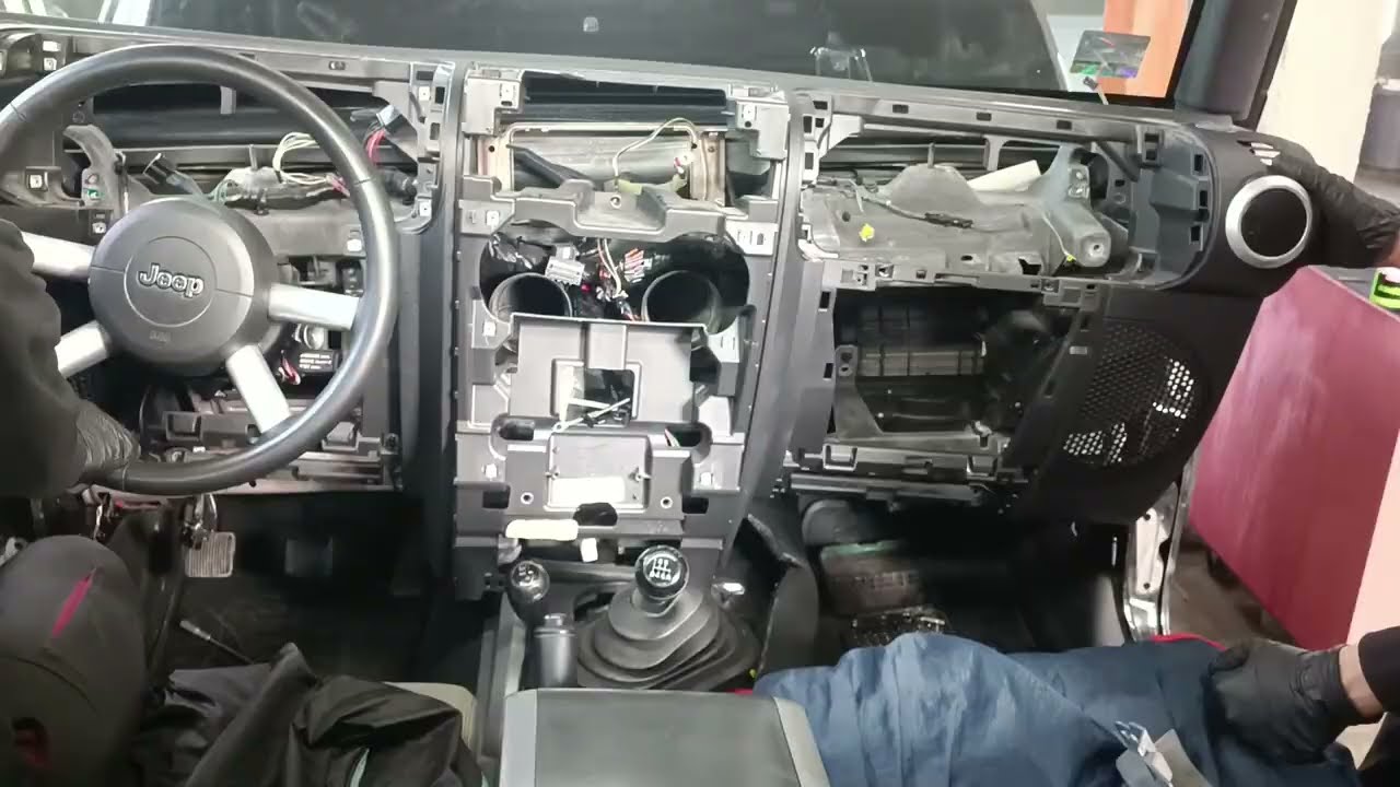 Jeep Wrangler JK heater core replacement