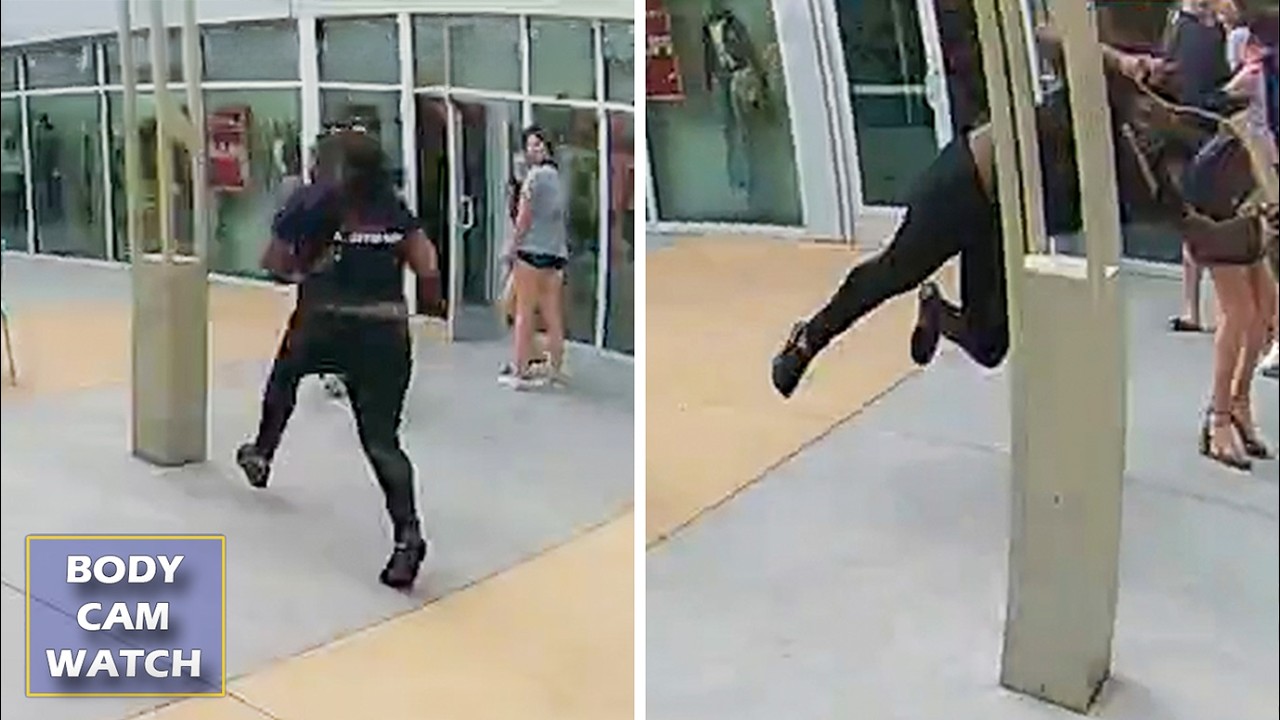 How an Officer Asking Questions Turns into a Fleeing Suspect Running into a Pole