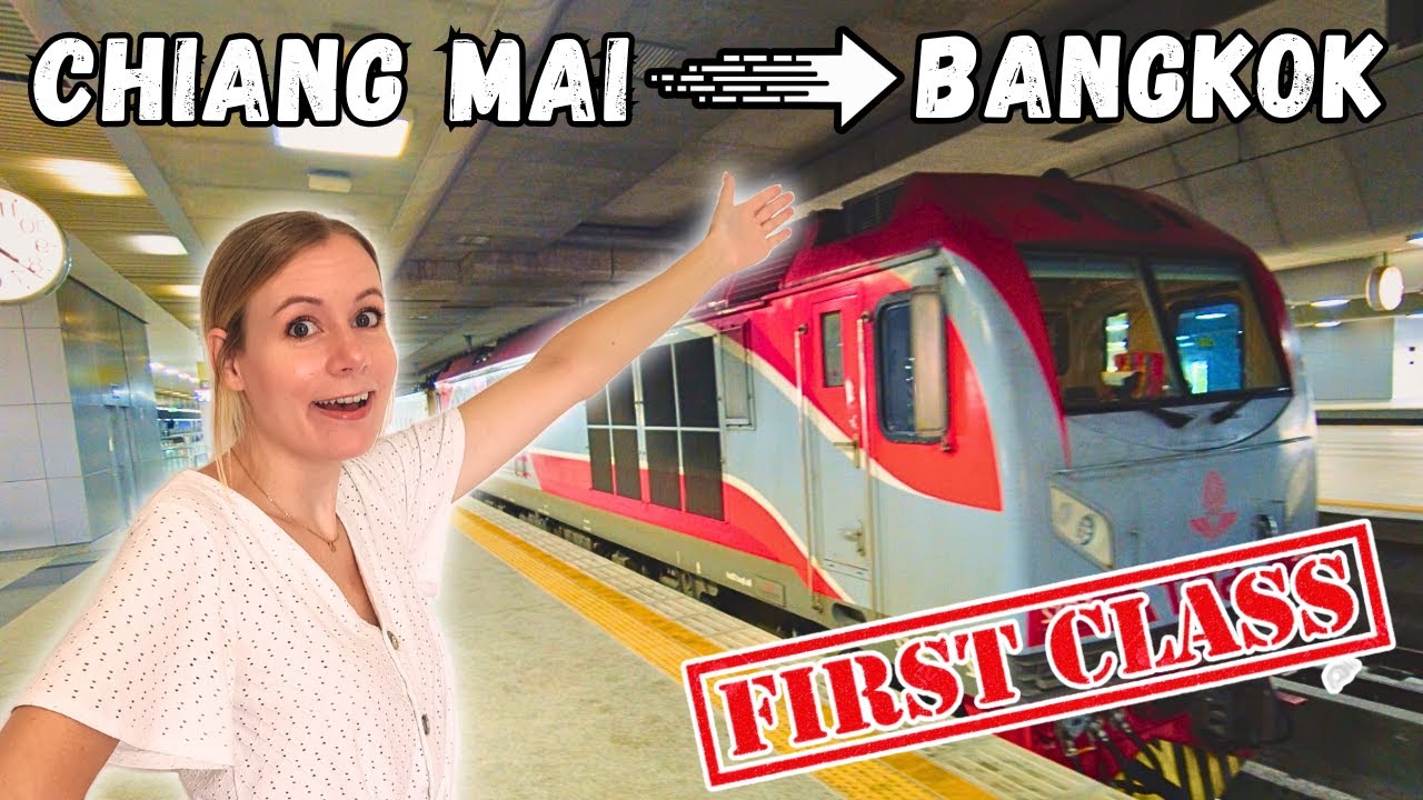 🇹🇭 Watch THIS before taking the 1st CLASS SLEEPER train from Chiang Mai to Bangkok! 🚂