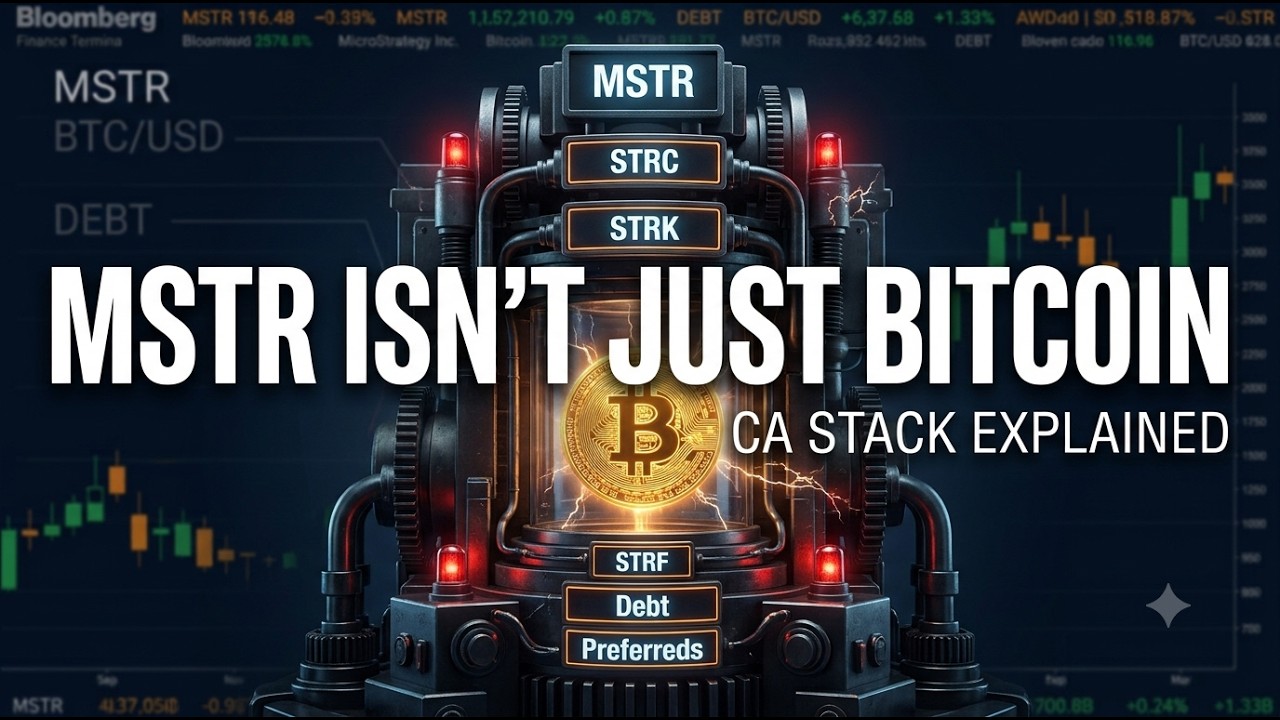 MSTR's Capital Structure Explained (STRC, STRK, STRF, Debt & Bitcoin)