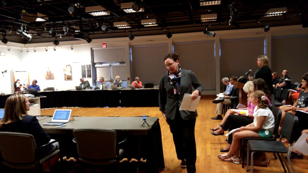 School Board Meeting, August 2018, Latrobe PA