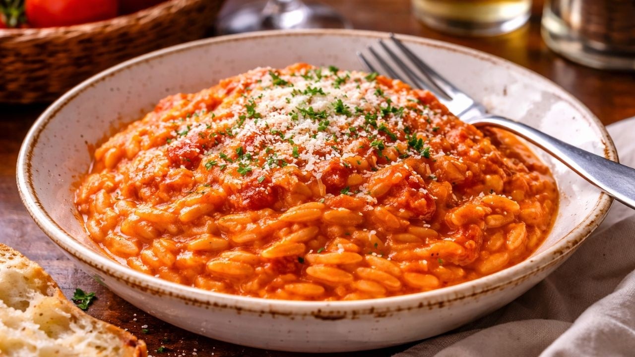 The Creamiest One-Pan Orzo Pasta You&rsquo;ll Ever Make