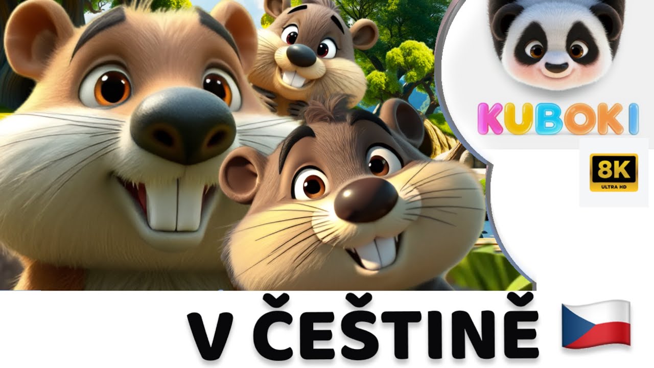 🇨🇿 Traka Traka 🦫 | Taneční písnička s bobry | Dětská písnička v češtině 🇨🇿