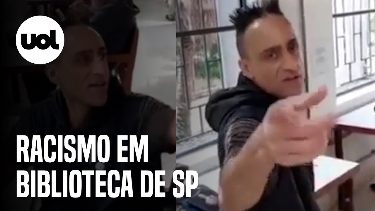 Homem é detido por ofensas em biblioteca de SP