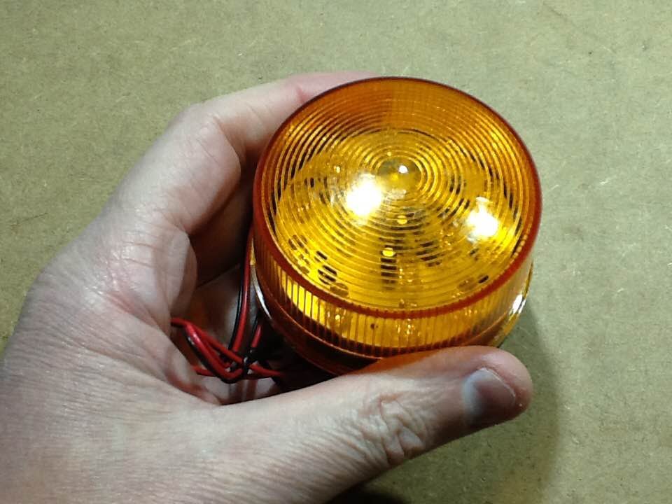 Teardown and schematic of LED strobe beacon.