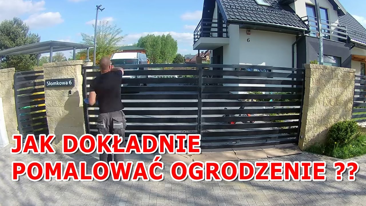 Jak prawidłowo pomalować od nowa ogrodzenie?
