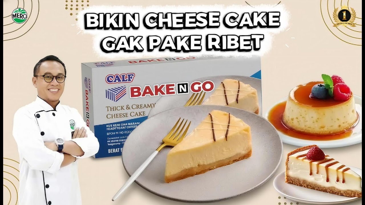 APA IYA BIKIN CHEESE CAKE BISA SEGAMPANG ITU ?? #merobaking #calf #cheesecake #bakengo #bakingcake