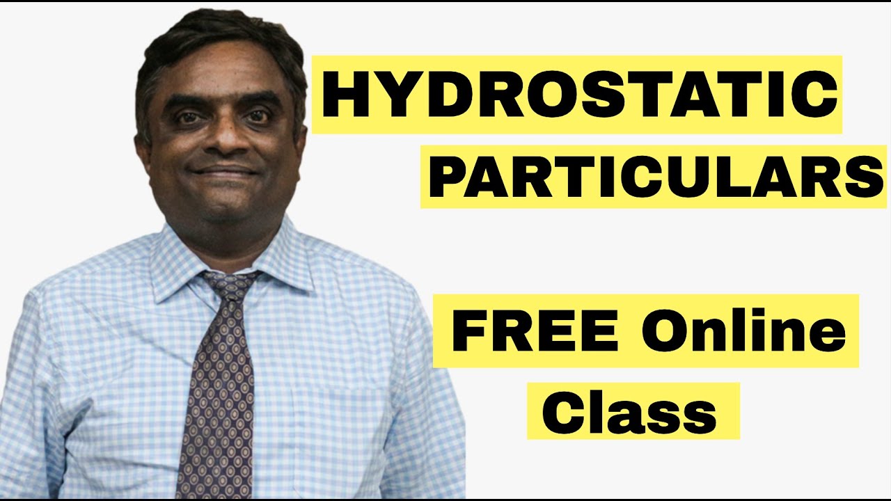 Hydrostatic Particulars | Capt. Anand | HIMT