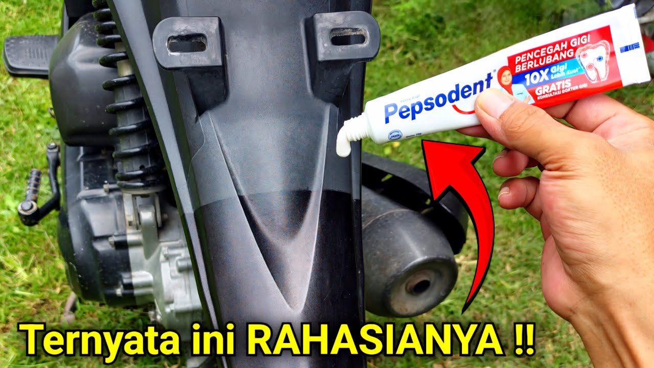 HITAM PERMANEN‼️Cara mudah menghitamkan body motor yang kusam