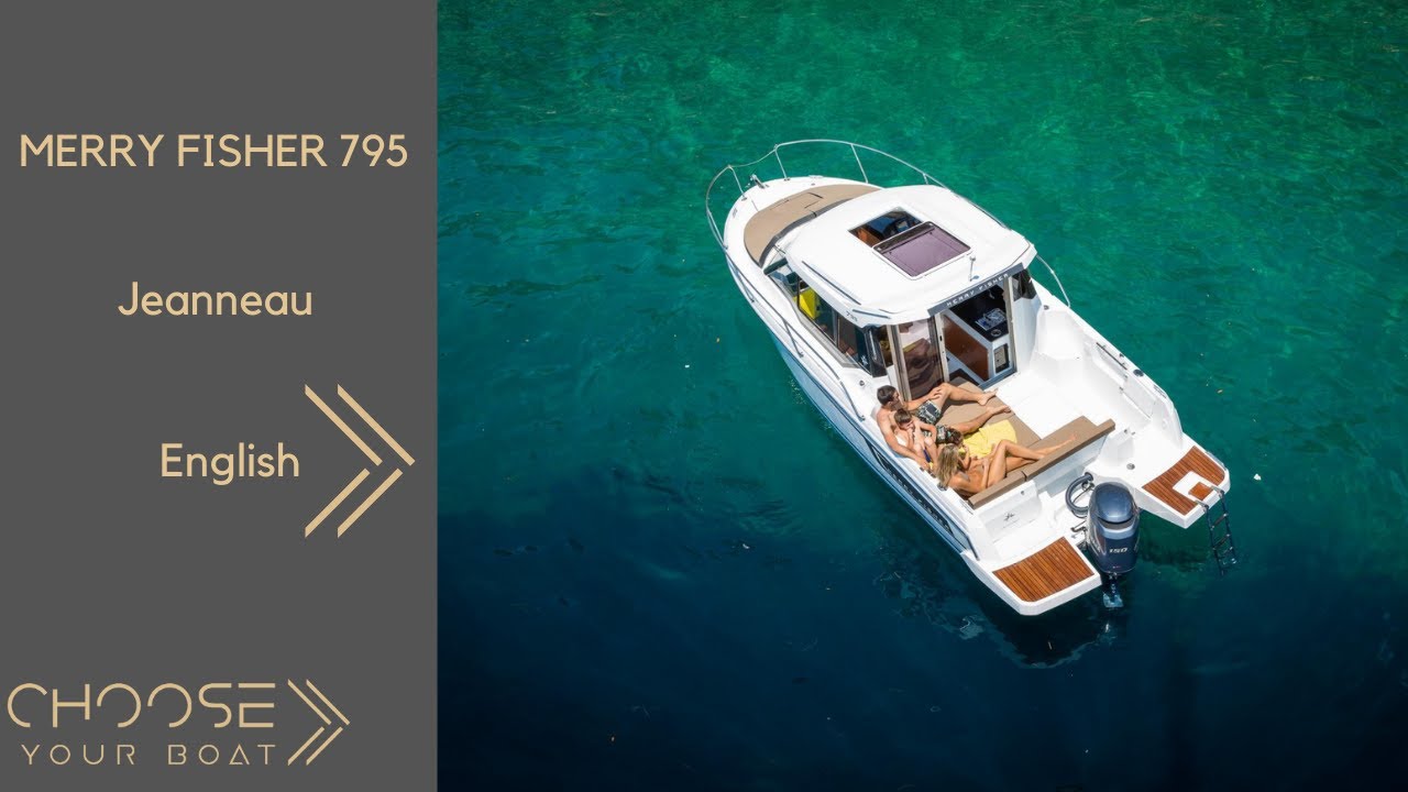 Видеоэкскурсия по MERRY FISHER 795 (на английском языке) от Jeanneau