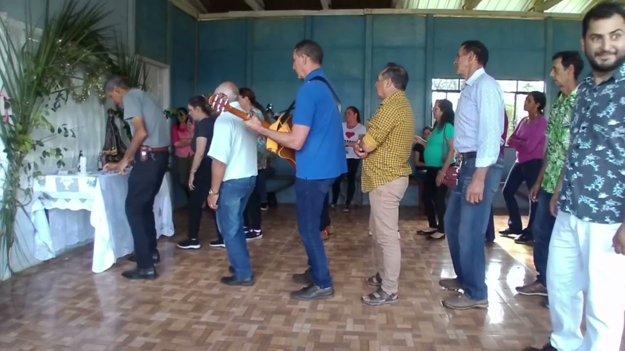 Romaria em Honra a São Gonçalo - REZA ANTIGA -  Em Faxinal do Posto / Florestal 1 / Família moraes