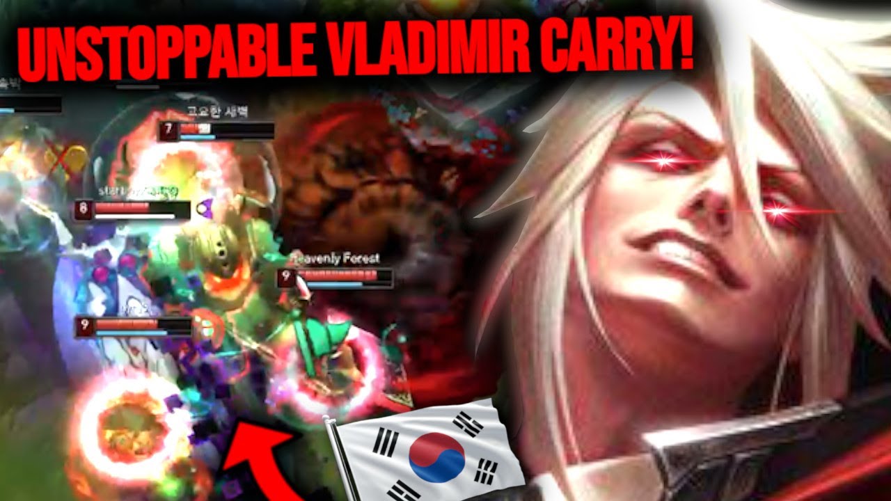 Unstoppable Vladimir Carry! 4 Kills in 4 Minutes - Epic Korean Showdown 🇰🇷🔥