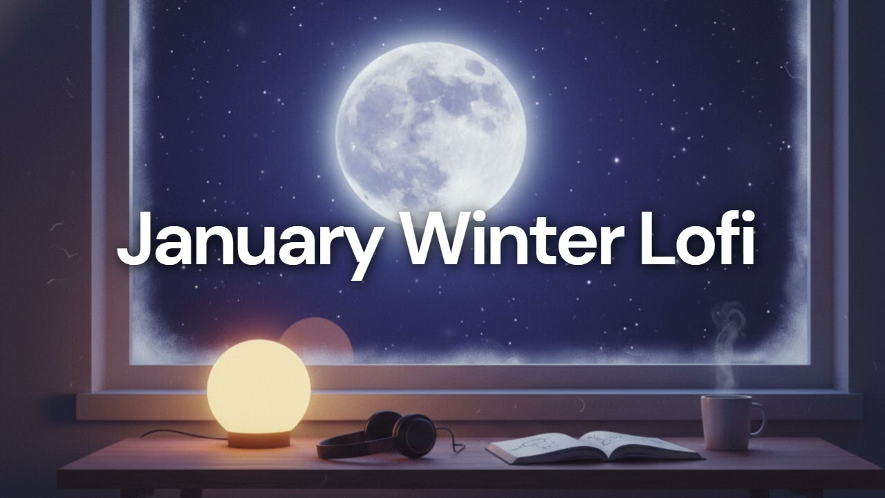 January Winter Lofi - Deep Focus & Dreamy Moonlight Beats