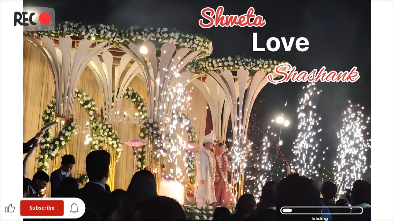 श्वेता और शशांक की शादी के कुछ पल 💕 #love #marriage #family #familyvlog #culture #mukeshbarwalvlogs