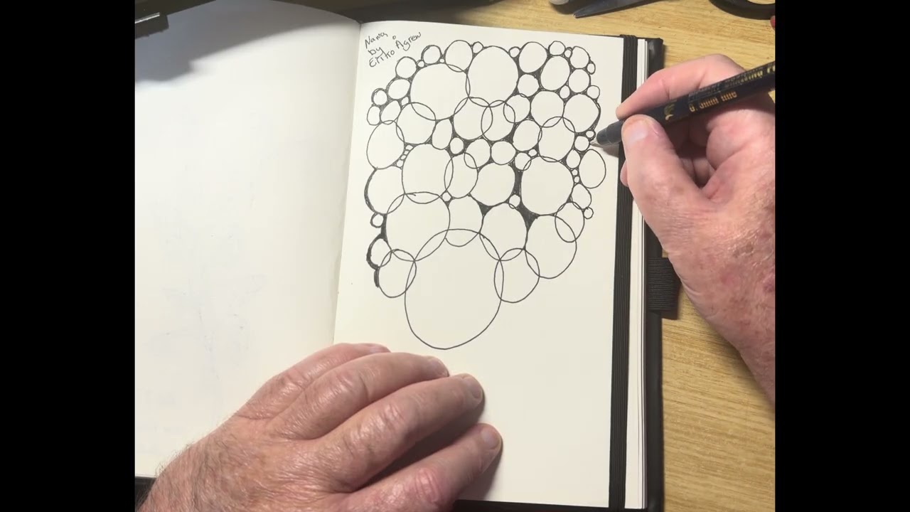 New Zentangle Design #Draw Nana by Erik Agren please subscribe .