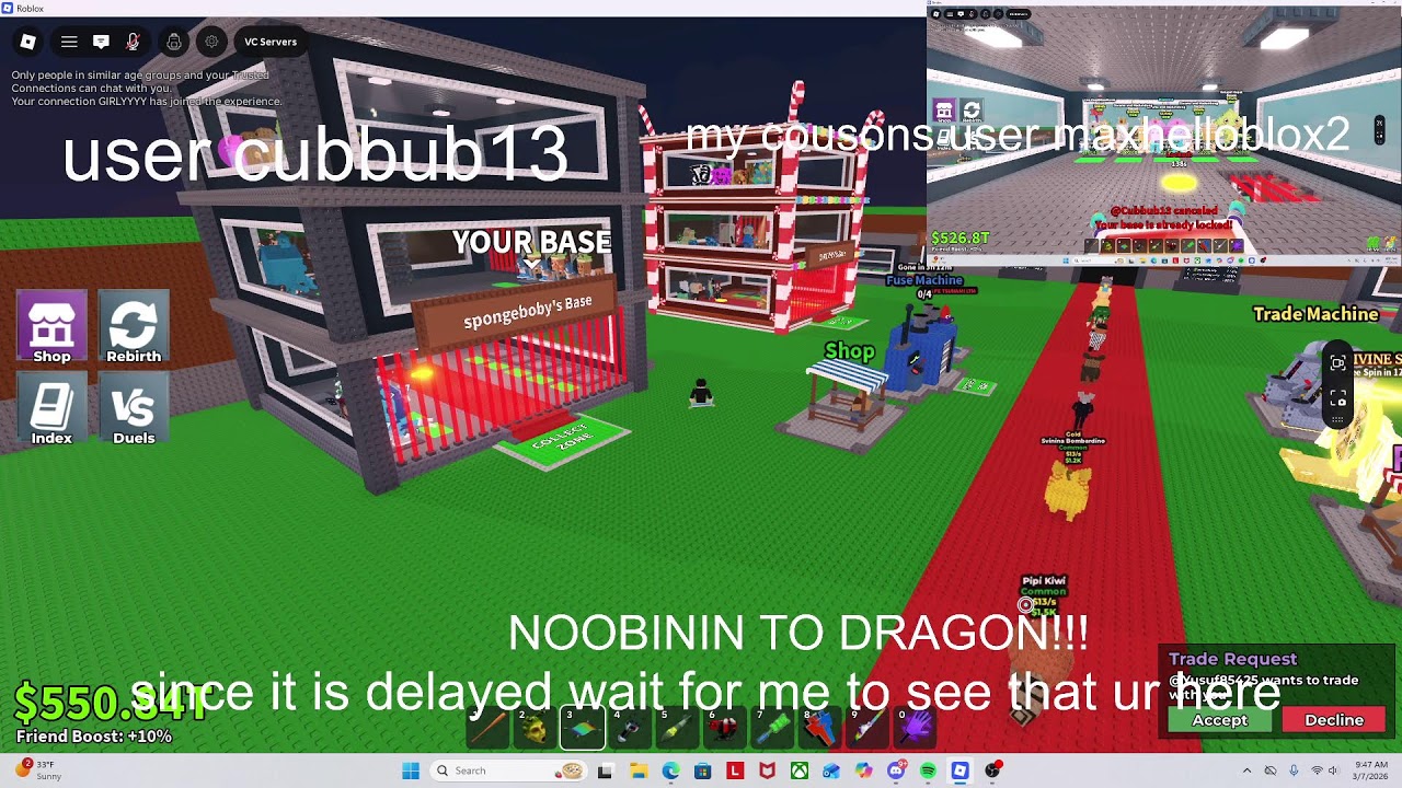 SAB ADMIN ABUSE TRADING PTFS RIVALS AND MORE